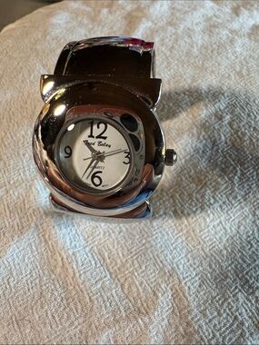 Fred Belay Silver Tone Quartz  Watch - White Dial